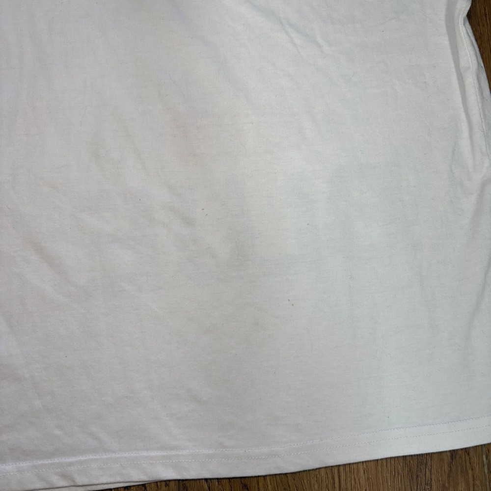 True to the Red White & Blue Patriotic Theme USA White T-Shirt Adult Size Large - Picture 7 of 7